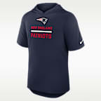 New England Patriots Men's Nike Dri-FIT NFL Hooded T-Shirt