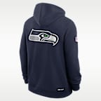 Seattle Seahawks Utility Player Sideline Men's Nike Dri-FIT NFL Full-Zip Hoodie