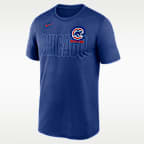 Playera Nike Dri-FIT de la MLB para hombre Chicago Cubs Knockout Team Legend