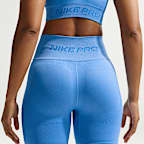 Shorts de ciclismo Dri-FIT de tiro alto de 13 cm para mujer Nike Pro Seamless