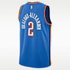 Shai Gilgeous-Alexander Oklahoma City Thunder 2024/25 Icon Edition Big Kids' Nike NBA Swingman Jersey