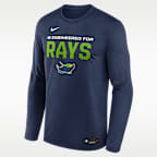 Tampa Bay Rays Authentic Collection Team Issue Men's Nike Dri-FIT MLB Long-Sleeve T-Shirt