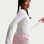 Shorts de correr Repel Dri-FIT de tiro medio de 18 cm para niña Nike MAVN