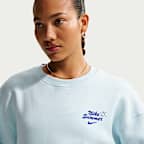 Sweat oversize à col ras-du-cou Nike Sportswear Phoenix Fleece pour Femme