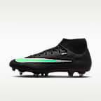 Høye Nike Mercurial Superfly 11 Academy-fotballsko til vått gress
