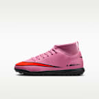 Nike Jr. Mercurial Superfly 10 Club Younger/Older Kids' Turf High-Top Football Shoes