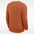 Texas Sideline Coach Men's Nike Dri-FIT College Long-Sleeve Top