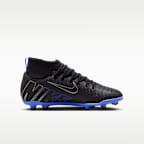Nike Jr. Mercurial Superfly 9 Club Little/Big Kids' Multi-Ground High-Top Soccer Cleats
