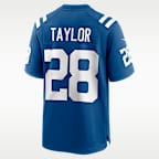 Jersey de fútbol americano Game para hombre NFL Indianapolis Colts (Jonathan Taylor)