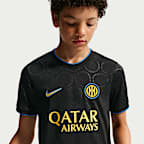 Inter Milan Derde Nike Dri-FIT warming-uptop voor kids