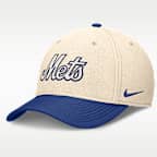 New York Mets Statement Rise Swoosh Men's Nike Dri-FIT MLB Hat