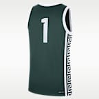 Michigan State Spartans Replica Men's Nike College Basketball Jersey
