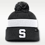Gorro con dobladillo universitario Nike para hombre Michigan State Peak