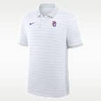 Dominican Republic National Baseball Team 2026 World Baseball Classic Striped Victory Men's Nike Dri-FIT Polo