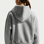 Nike Sportswear Studio Fleece Big Kids' (Girls') Oversized Full-Zip Hoodie