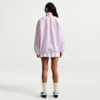 Chamarra tipo anorak de satén con cierre de 1/4 para mujer Nike Sportswear