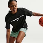 Nike Women's Dri-FIT Short-Sleeve Warm-Up Basketball Top
