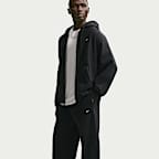 Nike Solo Swoosh fleecebukse med åpen fald til herre