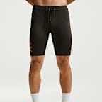 Nike Fast Men's Dri-FIT Brief-Lined Running 1/2-Length Tights