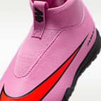 Nike Jr. Mercurial Superfly 10 Academy TF magasszárú futballcipő gyerekeknek/nagyobb gyerekeknek