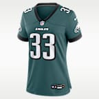 Jersey Nike de la NFL Game para mujer Cooper DeJean Philadelphia Eagles