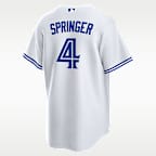George Springer Toronto Blue Jays Men's Nike MLB Replica Jersey