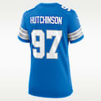Aidan Hutchinson Detroit Lions Women's Nike NFL Game Football Jersey