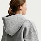 Nike Sportswear Studio Fleece Big Kids' (Girls') Oversized Full-Zip Hoodie