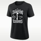 Seattle Seahawks Super Bowl LX Champions Trophy Collection Women's Nike NFL T-Shirt