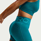 Shorts de ciclismo de tiro alto de 8 cm para mujer Nike Pro Sculpt