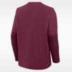 Florida State Dugout Men's Nike Dri-FIT College 1/4-Zip Long-Sleeve Windshirt
