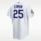 Tommy Edman Los Angeles Dodgers 2025 World Series Champions Men's Nike MLB Replica Jersey