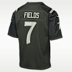 Justin Fields New York Jets Rivalries Collection Big Kids' Nike NFL Game Jersey