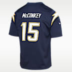 Ladd McConkey Los Angeles Chargers Big Kids' Nike NFL Game Jersey
