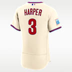 Jersey Nike de la MLB Authentic para hombre Bryce Harper Philadelphia Phillies