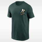 Athletics 2-Hit Men's Nike MLB T-Shirt