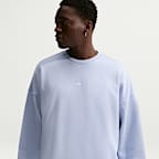 Nike Sportswear Club oversized sweatshirt i french terry med rund hals til mænd