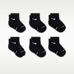 Calcetines al tobillo Dri-FIT Elevated Everyday para niños (6 pares) Nike
