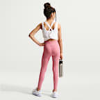 Leggings Dri-FIT de tiro alto para niña talla grande Nike One