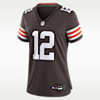 Shedeur Sanders Cleveland Browns 2025 NFL Draft Women’s Nike NFL Game Jersey