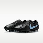 Tacos de fútbol para terreno firme de corte low Nike Tiempo Legend 10 Pro