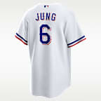Jersey Nike de la MLB Replica para hombre Josh Jung Texas Rangers