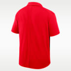 Polo universitario Nike Dri-FIT para hombre Georgia Primetime Victory Plus