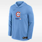 Chicago Cubs Authentic Collection Men's Nike Dri-FIT MLB Long-Sleeve Hooded Top