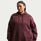 Sudadera con gorro sin cierre oversized de tejido Fleece para mujer Nike Sportswear Phoenix (talla grande)