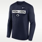 Penn State Primetime Legend 2-Hit Men's Nike Dri-FIT College Long-Sleeve T-Shirt