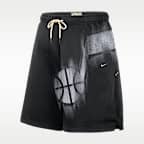 Shorts de básquetbol de tejido Fleece para hombre Utah Jazz Standard Issue