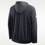 Houston Texans Alt Option Route Anorak Men's Nike NFL 1/2-Zip Hooded Jacket