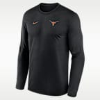 Texas Sideline Legend Small Logo Men's Nike Dri-FIT College Long-Sleeve T-Shirt