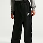 Pants holgados con dobladillo abierto para niños Nike Sportswear